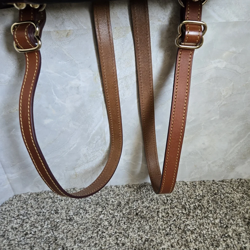 Dooney & Bourke Black and Brown Backpack - Picture 3 of 10